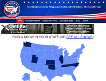 Tablet Screenshot of preppershowsusa.com